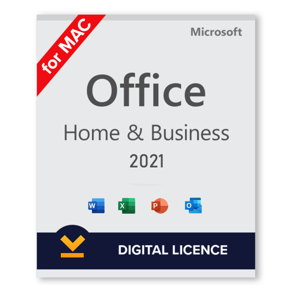 MS Office for MAC 2021 Home & Business - Lifetime Validity